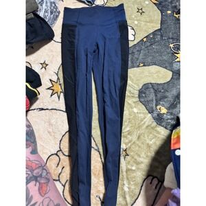Athleta Navy Blue High Rise Leggings Athletic Yoga Pants Women's